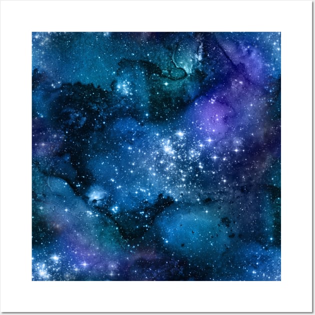 Galaxy Moon 2 Wall Art by Sahl King